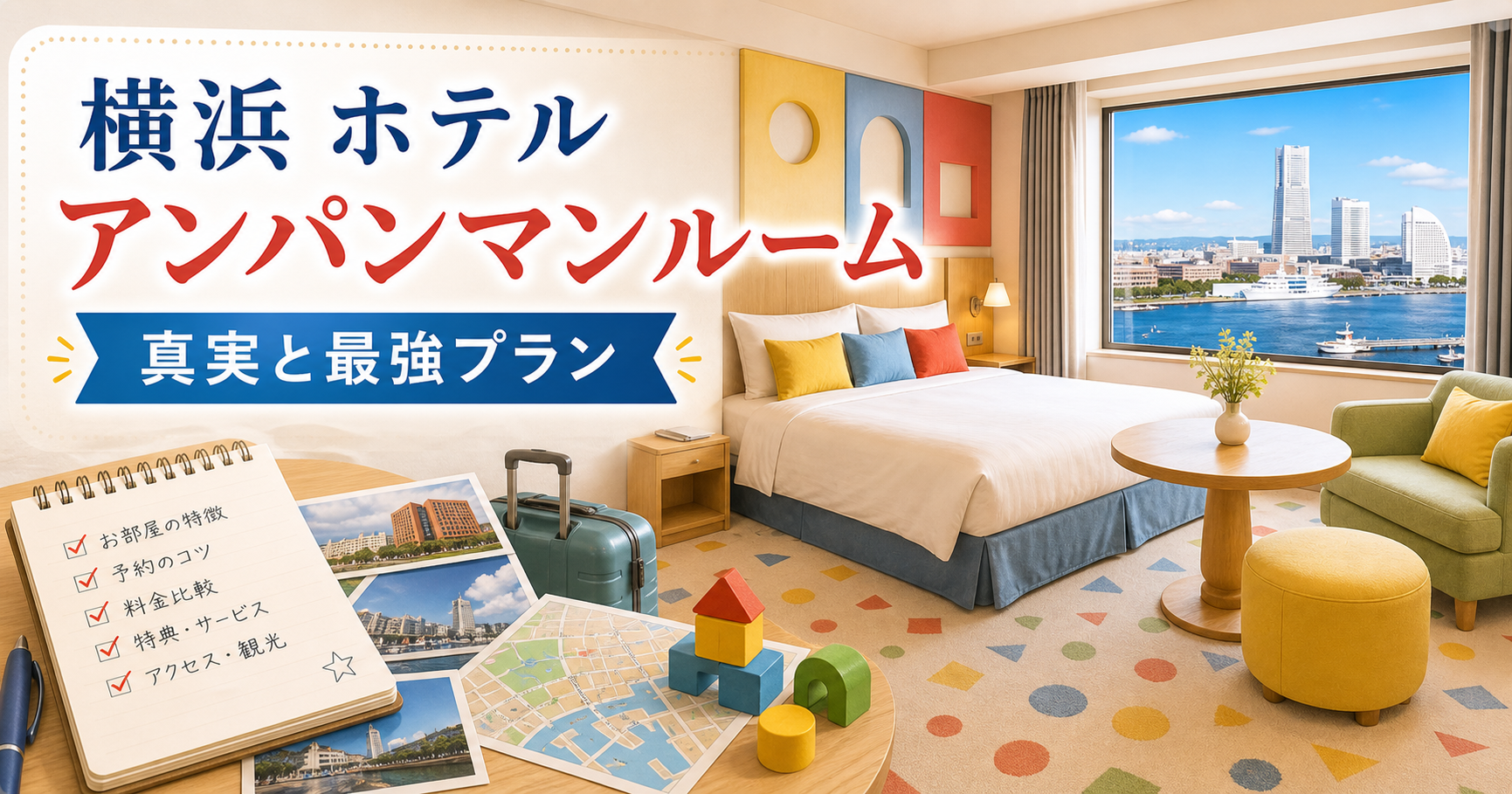 横浜 ホテル アンパンマンルーム|真実と最強プラン 横浜アンパンマン