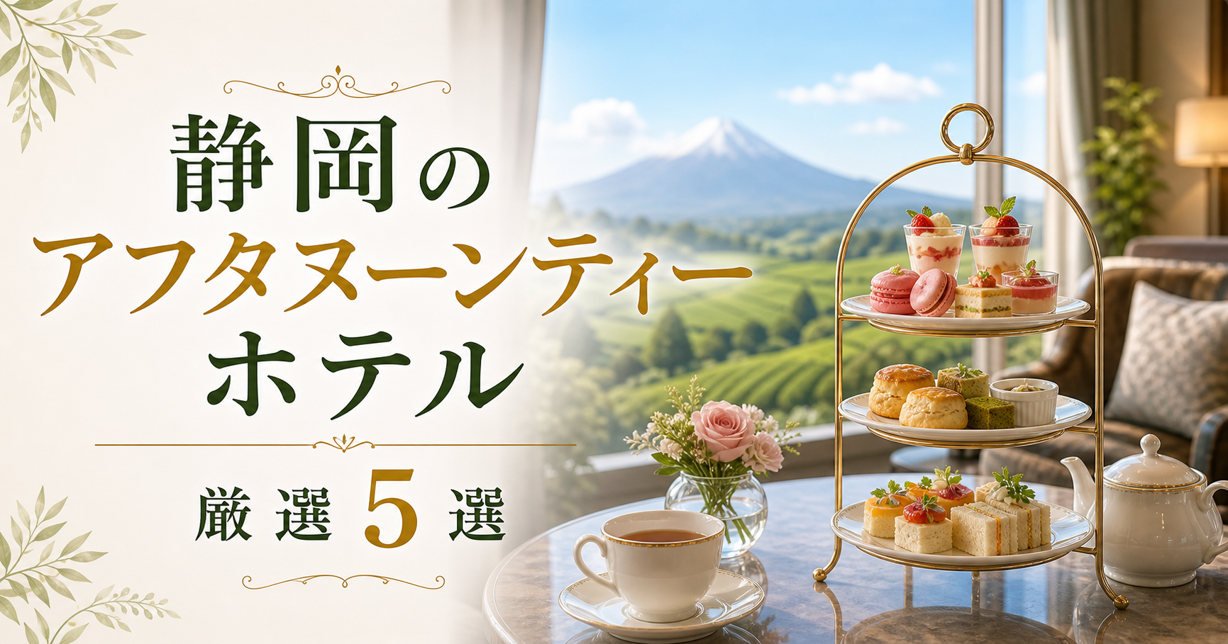 静岡のアフタヌーンティーホテル|厳選5選 静岡アフタヌーンティー